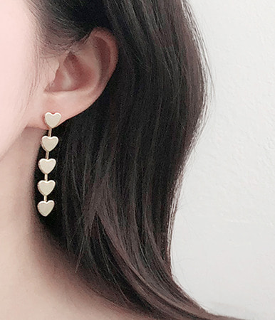 heart shaker earring