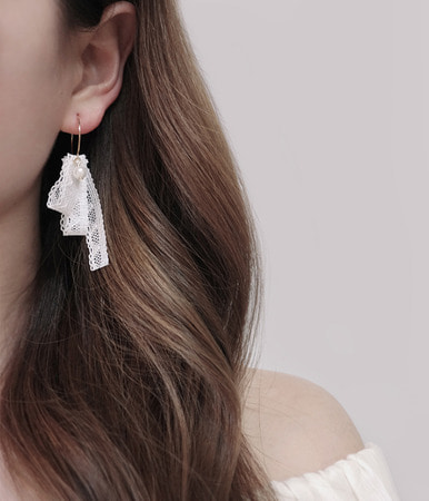 특가* lace ling earring