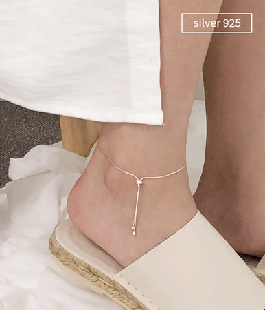 feel anklet (silver 925)