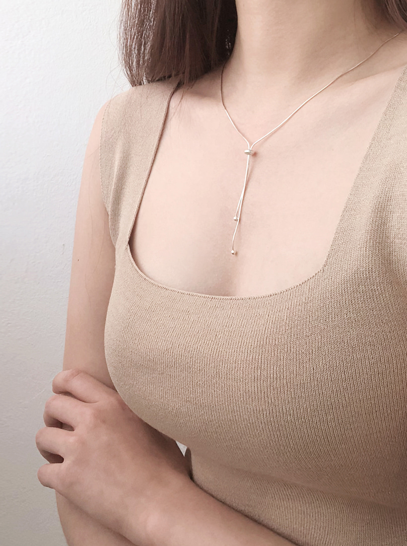 feel necklace (silver925)