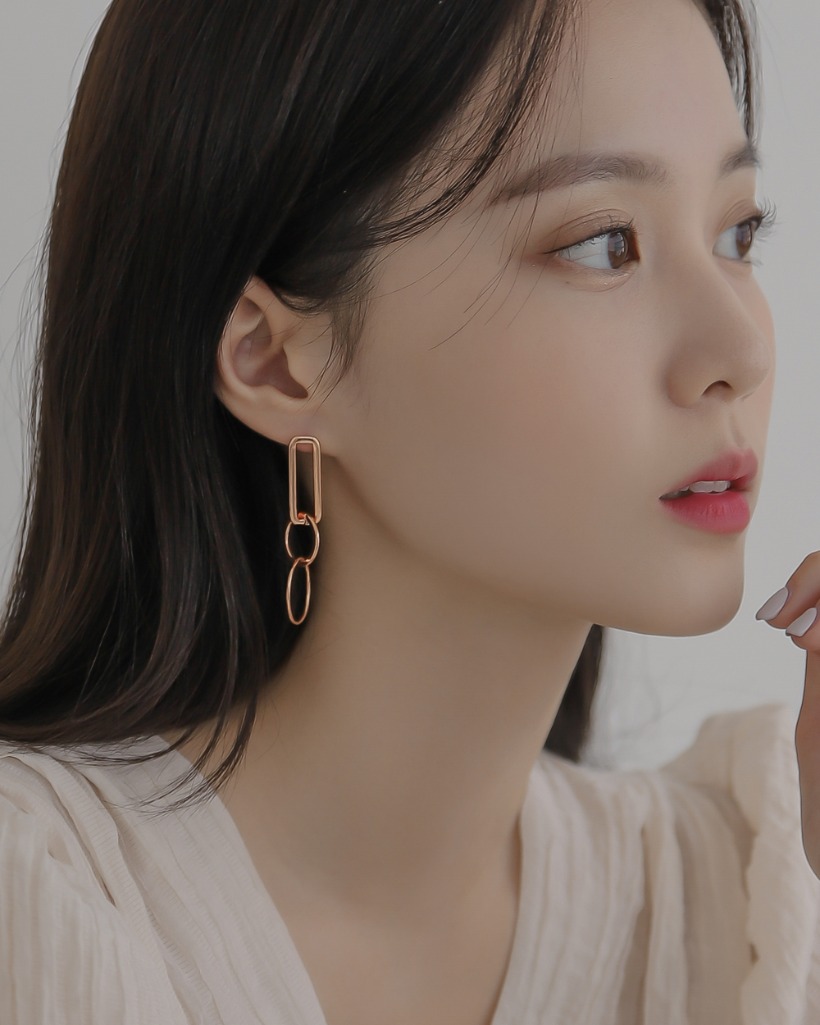 frame drop earring